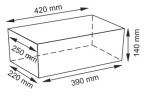 Корзина для аксессуаров WasserKRAFT Lossa WB-120-L
