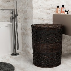 Корзина для белья WasserKRAFT Bever WB-240-L с крышкой