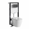 Комплект унитаза с инсталляцией WasserKRAFT Mindel 56TLT.010.ME.MB03.H002