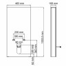 Инсталляция WasserKRAFT Naab 86BDT.050.WH для биде