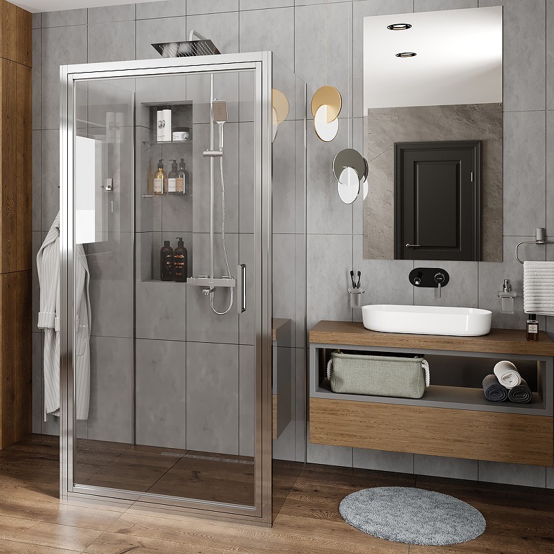 Душевой уголок WasserKRAFT Salm 90x90 27I43