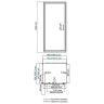 Душевой уголок WasserKRAFT Salm 90x90 27I43