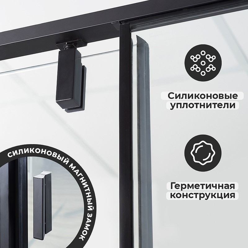 Душевой уголок WasserKRAFT Elbe 80x90 74P28