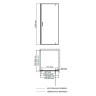 Душевой уголок WasserKRAFT Elbe 80x90 74P28