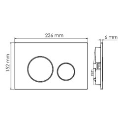 монтажная рама WasserKRAFT Abens 20TLT.010.ME.BL.RG02 для унитаза