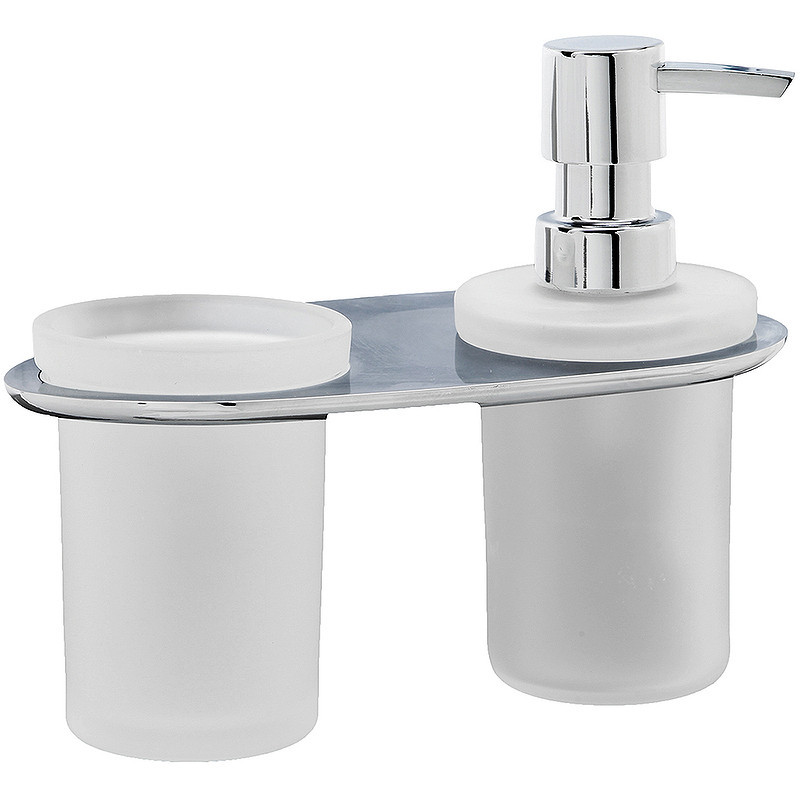 Дозатор для жидкого мыла WasserKRAFT Kammel K-8389 со стаканом для зубных щеток