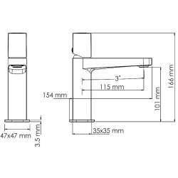 Смеситель для раковины WasserKRAFT Nuthe 9103
