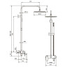 Душевая система WasserKRAFT Asphe A17301