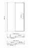 Душевая дверь WasserKRAFT Alme 120 15R05