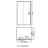Душевой уголок WasserKRAFT Berkel 130x80 48P32