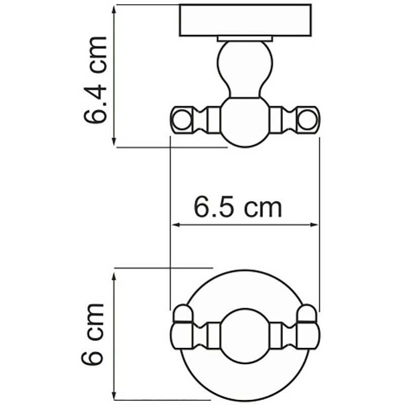 Крючок WasserKRAFT Nau K-7723D