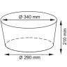 Корзина для белья WasserKRAFT Donau WB-530-L