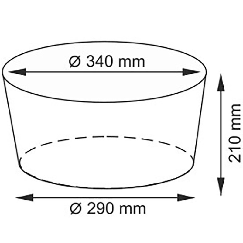 Корзина для белья WasserKRAFT Donau WB-530-L