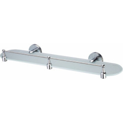 Стеклянная полка WasserKRAFT Isen K-4044