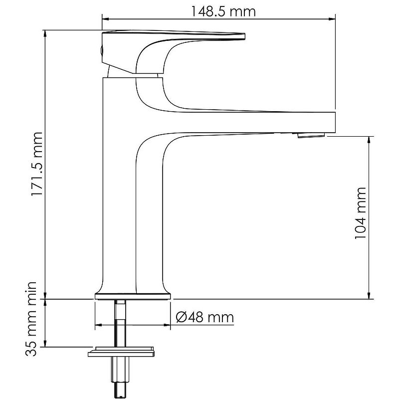 Смеситель для раковины WasserKRAFT Neckar 2103