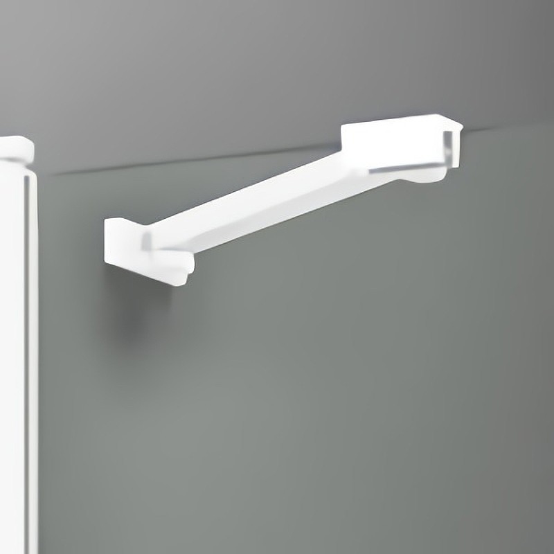 Шторка на ванну WasserKRAFT Leine 80 35P01-80WHITEFixed