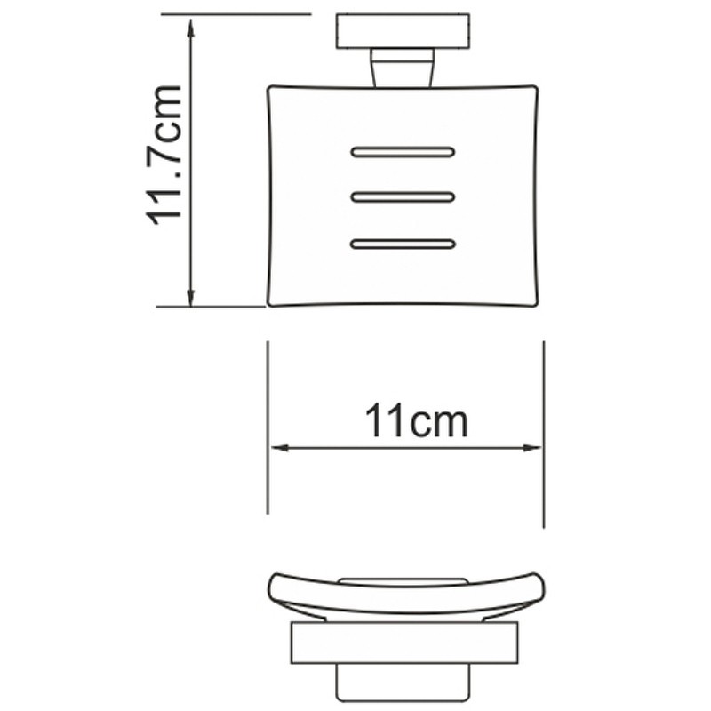 Мыльница WasserKRAFT Dill K-3929