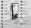 Инсталляция WasserKRAFT Aller 10TLT.010.ME.CH01 для унитаза