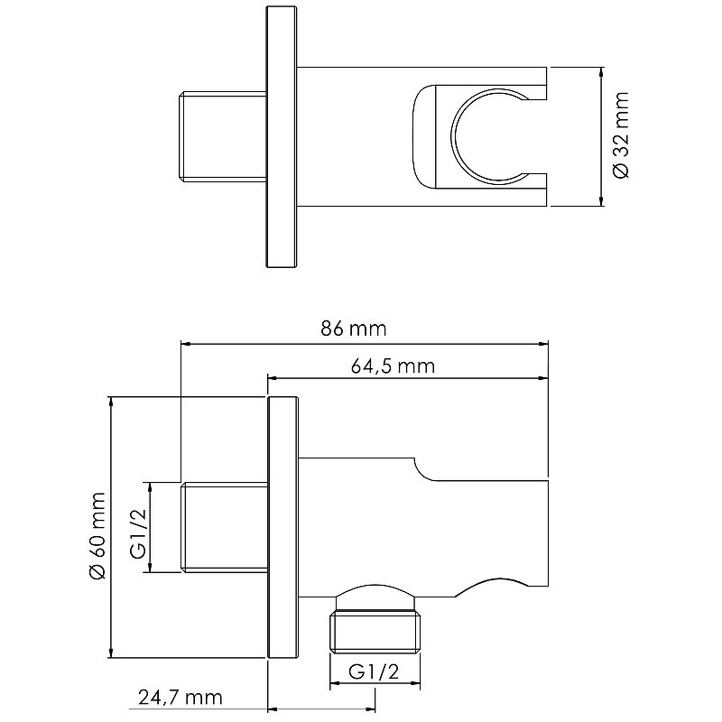 Шланговое подключение WasserKRAFT A099