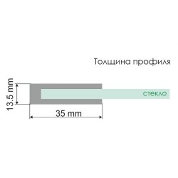 Шторка на ванну WasserKRAFT Leine 110 35P02-110