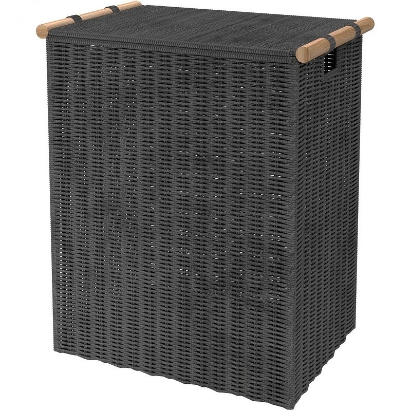 Корзина для белья WasserKRAFT Gollach WB-330-L с крышкой