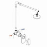 Смеситель для душа WasserKRAFT Wiese 8451