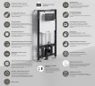 Инсталляция WasserKRAFT Aller 10TLT.010.ME.MB01 для унитаза