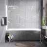 Шторка на ванну WasserKRAFT Leine 80 35P01-80W