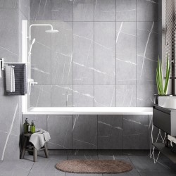 Шторка на ванну WasserKRAFT Leine 80 35P01-80W