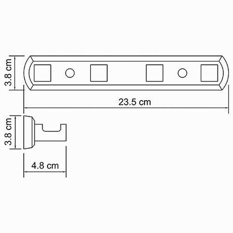 Вешалка для полотенец WasserKRAFT Lippe K-6574