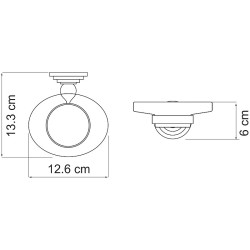 Мыльница WasserKRAFT Ammer K-7029