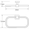 Кольцо для полотенец WasserKRAFT Dill K-3960