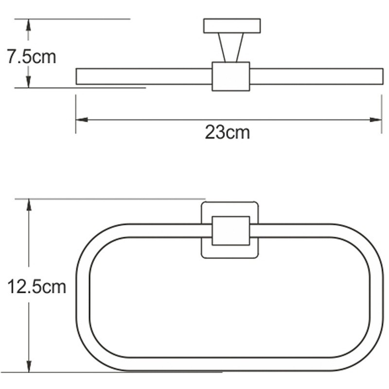 Кольцо для полотенец WasserKRAFT Dill K-3960