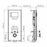 монтажная рама WasserKRAFT Abens 20TLT.010.ME.WH.PB04 для унитаза