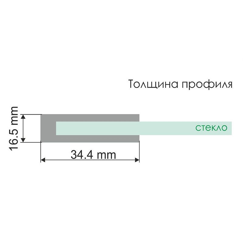 Шторка на ванну WasserKRAFT Leine 80 35P01-80