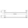 Полотенцедержатель WasserKRAFT Leine K-5050