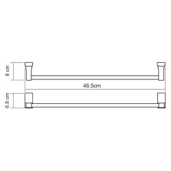 Полотенцедержатель WasserKRAFT Leine K-5050