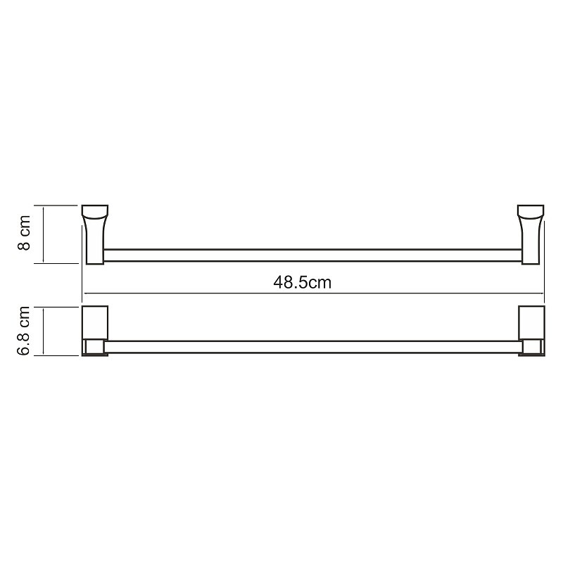 Полотенцедержатель WasserKRAFT Leine K-5050