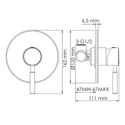 Гигиенический душ WasserKRAFT Wern A04200