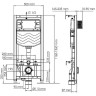 монтажная рама WasserKRAFT Aller 10TLT.010.ME.PG04 для унитаза