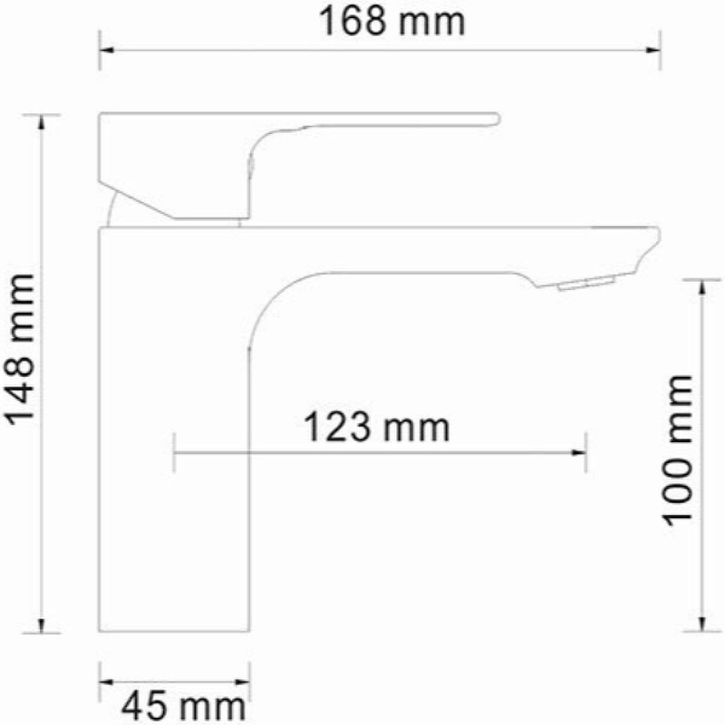 Смеситель для раковины WasserKRAFT Dinkel 5803