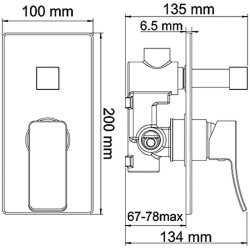 Душевая система WasserKRAFT Aller A14131