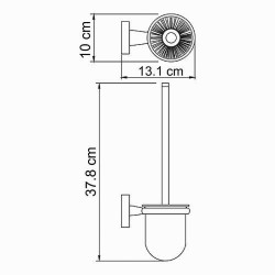 Ершик для унитаза WasserKRAFT Lippe K-6527