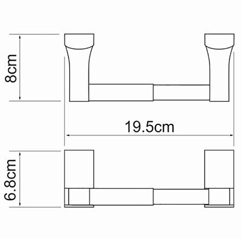 Держатель туалетной бумаги WasserKRAFT Leine K-5022