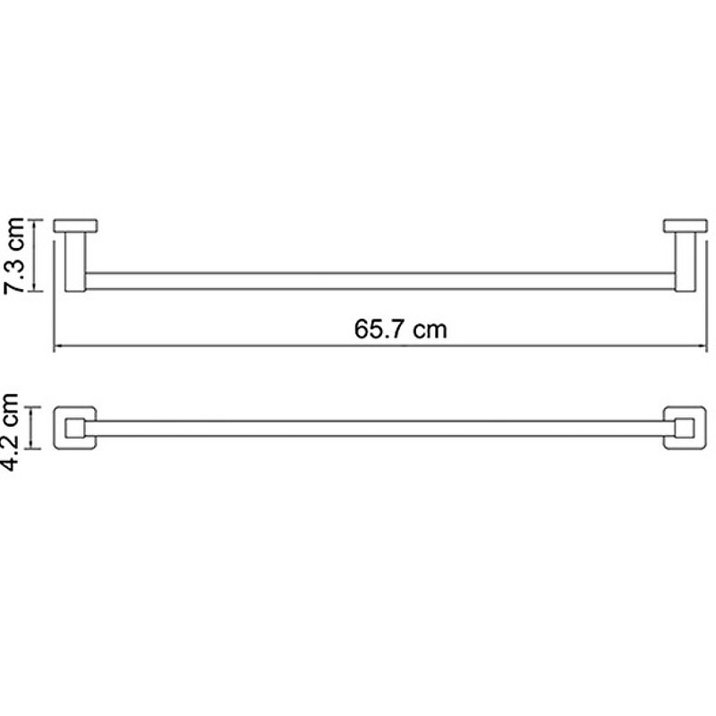 Полотенцедержатель WasserKRAFT Dill K-3930