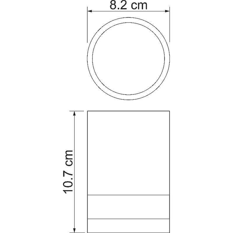 Стакан для зубных щеток WasserKRAFT Inn K-4328