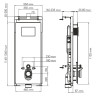 монтажная рама WasserKRAFT Salm 27TLT.010.ME.BL.RG03 для унитаза