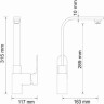 Смеситель для кухни WasserKRAFT Dinkel 5807