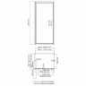 Душевой уголок WasserKRAFT Salm 100x90 27I22