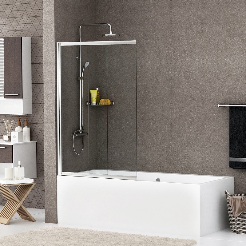 Шторка на ванну WasserKRAFT Main 100 41S02-100WS